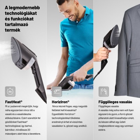 Lauben Handheld Steam Iron 1950BC Ruhagőzölő 1950 W Lauben Handheld Steam Iron 1950BC Ruhagőzölő 1950 W
